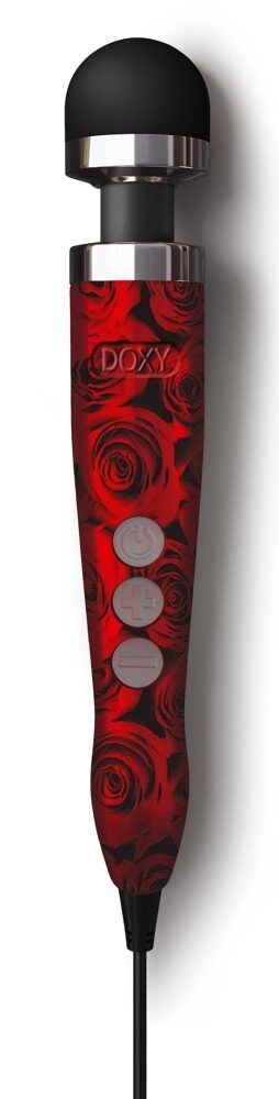 Doxy wibrator różdżka Die Cast 3 Rose Pattern Doxy wibrator różdżka Die Cast 3 Rose Pattern
