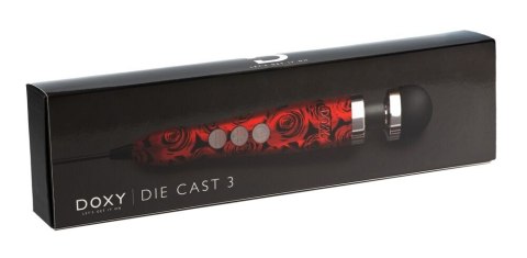 Doxy wibrator różdżka Die Cast 3 Rose Pattern Doxy wibrator różdżka Die Cast 3 Rose Pattern