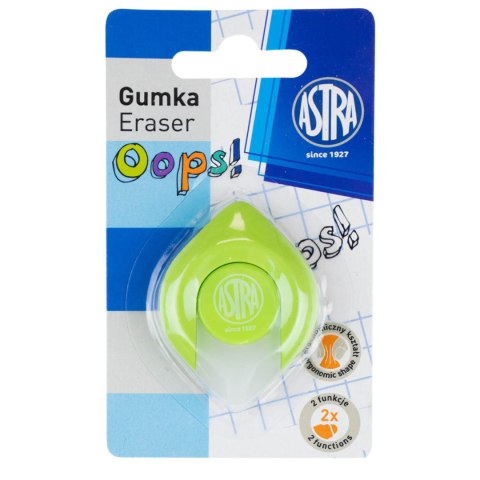 Gumka dwustronna do długopisów i ołówków ASTRAPEN OOPS! 1 szt.blister Gumka dwustronna do długopisów i ołówków ASTRAPEN OOPS! 1 szt.blister
