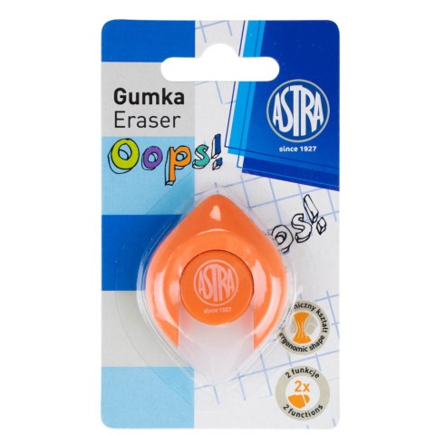 Gumka dwustronna do długopisów i ołówków ASTRAPEN OOPS! 1 szt.blister Gumka dwustronna do długopisów i ołówków ASTRAPEN OOPS! 1 szt.blister
