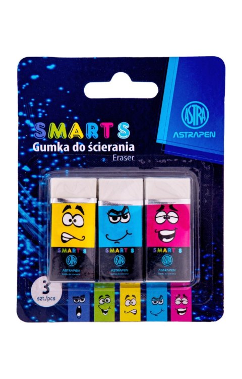 Gumka ołówkowa ASTRAPEN SMART S - 3 szt. blister Gumka ołówkowa ASTRAPEN SMART S - 3 szt. blister