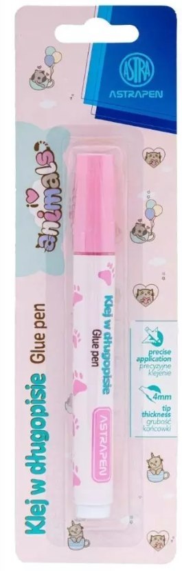 Klej w długopisie ASTRAPEN ANIMLAS - 1 szt. blister