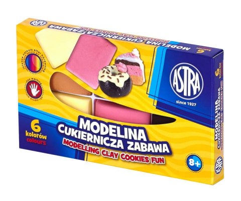 Modelina cukiernicza zabawa Astra 6 kol x 20 g Modelina cukiernicza zabawa Astra 6 kol x 20 g
