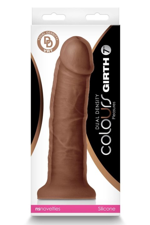 NS Novelties Dual Density Girth Dildo Brown NS Novelties Dual Density Girth Dildo Brown