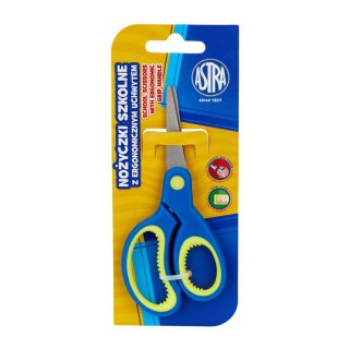 Nożyczki szkolne 13 cm z ergonomicznym uchwytem - ASTRA - 1 szt. blister