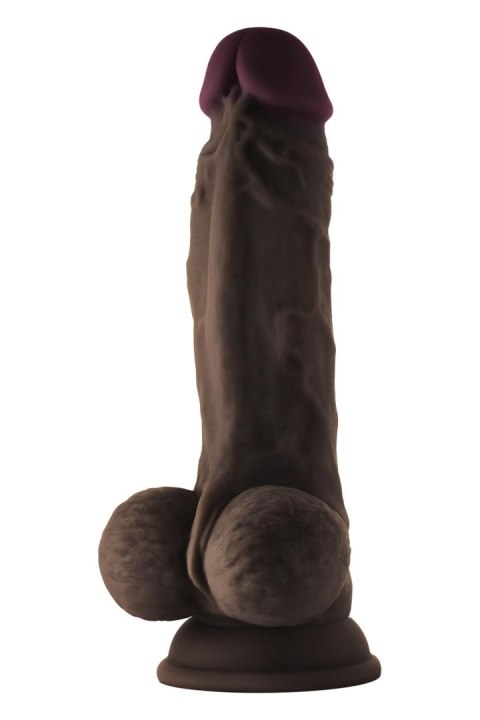 Shaft dildo na przyssawce Dong with Balls Mahogany Shaft dildo na przyssawce Dong with Balls Mahogany