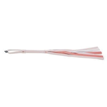 Sportsheets S&M Peaches 'n CreaMe Stripe Flogger Cream & Orange Sportsheets S&M Peaches 'n CreaMe Stripe Flogger Cream & Orange