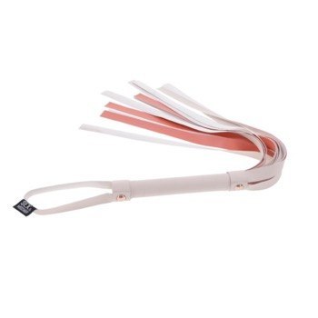 Sportsheets S&M Peaches 'n CreaMe Stripe Flogger Cream & Orange Sportsheets S&M Peaches 'n CreaMe Stripe Flogger Cream & Orange