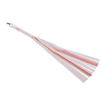 Sportsheets S&M Peaches 'n CreaMe Stripe Flogger Cream & Orange Sportsheets S&M Peaches 'n CreaMe Stripe Flogger Cream & Orange