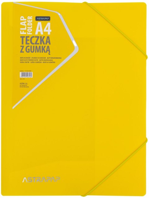 Teczka z gumką ASTRAPAP PP NEON LINE - mix kolorów