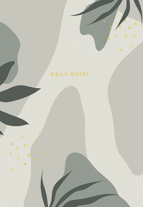 Brulion A4 kratka 80k kremowy papier, "Daily notes" Brulion A4 kratka 80k kremowy papier, "Daily notes"