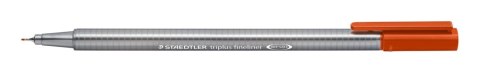 Cienkopis triplus, trójkątny, 0.3 mm, pomarańcz kalahari, Staedtler