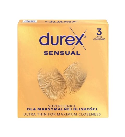 Durex prezerwatywy Sensual 3 szt Durex prezerwatywy Sensual 3 szt