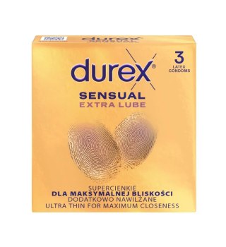 Durex prezerwatywy Sensual Extra Lube 3 szt