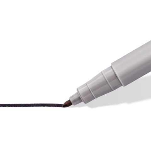 Foliopis Lumocolor, M, zmywalny, czarny, Staedtler Foliopis Lumocolor, M, zmywalny, czarny, Staedtler
