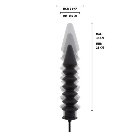 Hidden Desire Extreme Inflatable Ribbed Plug Expert Hidden Desire Extreme Inflatable Ribbed Plug Expert