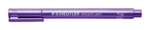 Marker metaliczny Metallic marker, okrągła końcówka, fioletowy, Staedtler Marker metaliczny Metallic marker, okrągła końcówka, fioletowy, Staedtler