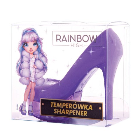 Temperówka w kształcie bucika RAINBOW HIGH - 1 szt. PET box Temperówka w kształcie bucika RAINBOW HIGH - 1 szt. PET box