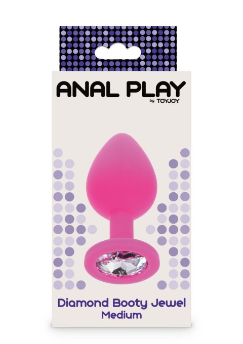 ToyJoy korek analny Anal Play Diamond Booty Jewel Medium Pink ToyJoy korek analny Anal Play Diamond Booty Jewel Medium Pink
