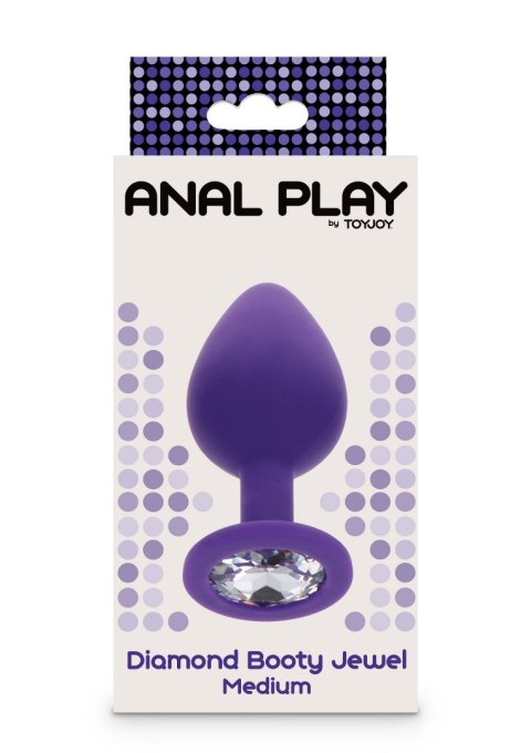 ToyJoy korek analny Anal Play Diamond Booty Jewel Medium Purple ToyJoy korek analny Anal Play Diamond Booty Jewel Medium Purple