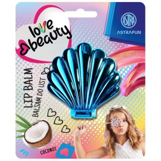 Balsam do ust ASTRAFUN Shell XL - zestaw 4 kolorów + pędzelek