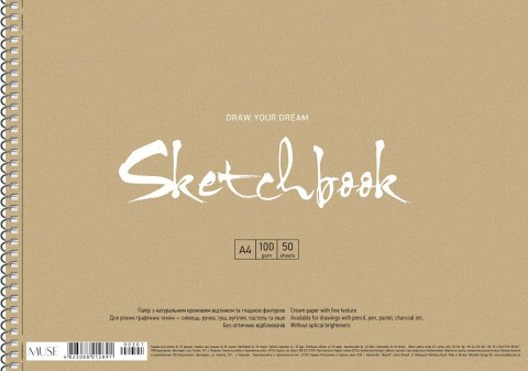 Blok do szkicowania A4 50k spiral, "Draw your dream" Blok do szkicowania A4 50k spiral, "Draw your dream"