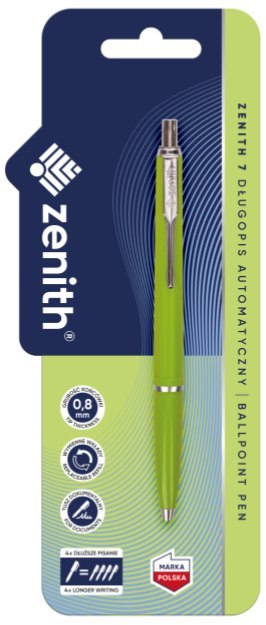 Długopis automatyczny 0,8 mm ZENITH 7 FLUO - 1 szt. blister Długopis automatyczny 0,8 mm ZENITH 7 FLUO - 1 szt. blister
