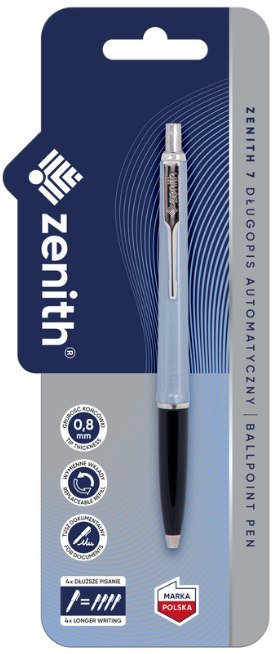 Długopis automatyczny 0,8 mm ZENITH 7 METALLIC mix kolorów - 1 szt. blister Długopis automatyczny 0,8 mm ZENITH 7 METALLIC mix kolorów - 1 szt. blister