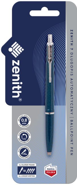 Długopis automatyczny 0,8 mm ZENITH 7 METALLIC mix kolorów - 1 szt. blister Długopis automatyczny 0,8 mm ZENITH 7 METALLIC mix kolorów - 1 szt. blister