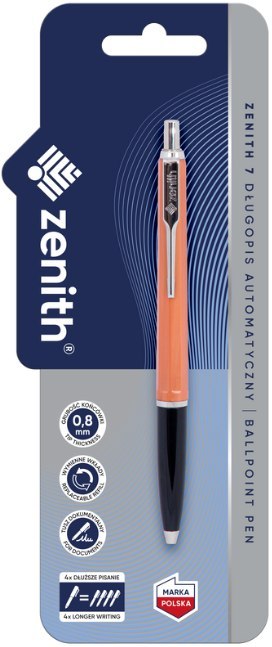 Długopis automatyczny 0,8 mm ZENITH 7 METALLIC mix kolorów - 1 szt. blister Długopis automatyczny 0,8 mm ZENITH 7 METALLIC mix kolorów - 1 szt. blister