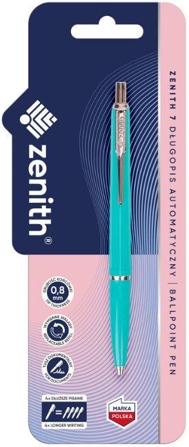 Długopis automatyczny 0,8 mm ZENITH 7 PASTEL - 1 szt. blister