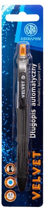 Długopis automatyczny z gumowym uchwytem 0,7 mm ASTRAPEN Velvet - 1 szt Długopis automatyczny z gumowym uchwytem 0,7 mm ASTRAPEN Velvet - 1 szt