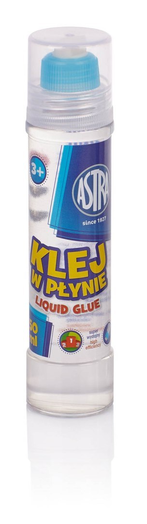 Klej w płynie transparentny PVA ASTRA 50 ml - 1 szt Klej w płynie transparentny PVA ASTRA 50 ml - 1 szt