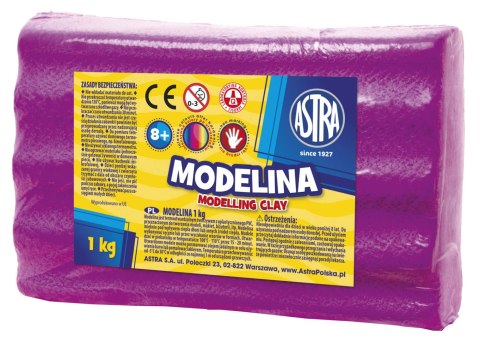 Modelina Astra 1 kg różowa Modelina Astra 1 kg różowa