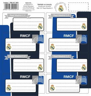 Naklejki na zeszyty RM-107 Real Madrid 3