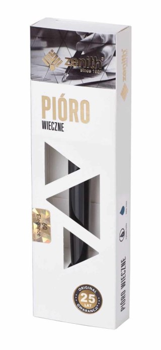 Pióro wieczne stalowe ZENITH 60 CLASSIC BLACK w etui - 1 szt.