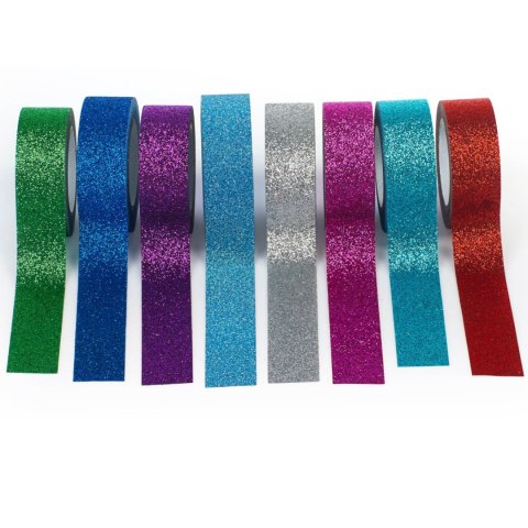 Taśma dekoracyjna brokatowa Glossy Creativo - 1 szt. Taśma dekoracyjna brokatowa Glossy Creativo - 1 szt.