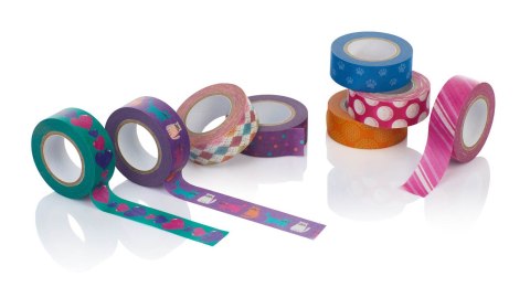 Taśma dekoracyjna kolorowe Fancy Creativo - 1 szt. Taśma dekoracyjna kolorowe Fancy Creativo - 1 szt.
