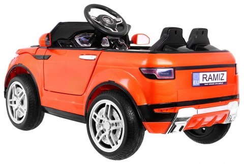 Autko Rapid Racer elektryczne dla dzieci Pomarańczowy + Pilot + Wolny Start + EVA + MP3 LED Autko Rapid Racer elektryczne dla dzieci Pomarańczowy + Pilot + Wolny Start + EVA + MP3 LED