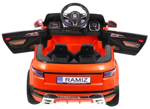 Autko Rapid Racer elektryczne dla dzieci Pomarańczowy + Pilot + Wolny Start + EVA + MP3 LED Autko Rapid Racer elektryczne dla dzieci Pomarańczowy + Pilot + Wolny Start + EVA + MP3 LED