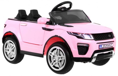 Autko Rapid Racer elektryczne dla dzieci Różowy + Pilot + Wolny Start + EVA + MP3 LED Autko Rapid Racer elektryczne dla dzieci Różowy + Pilot + Wolny Start + EVA + MP3 LED