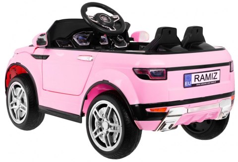 Autko Rapid Racer elektryczne dla dzieci Różowy + Pilot + Wolny Start + EVA + MP3 LED Autko Rapid Racer elektryczne dla dzieci Różowy + Pilot + Wolny Start + EVA + MP3 LED