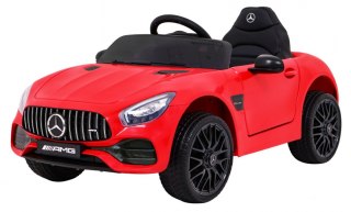 Auto Na Akumulator Mercedes Benz GT Czerwony + Pilot Wolny Start MP3 LED