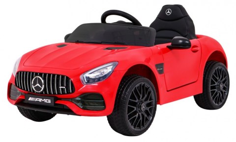 Auto Na Akumulator Mercedes Benz GT Czerwony + Pilot Wolny Start MP3 LED