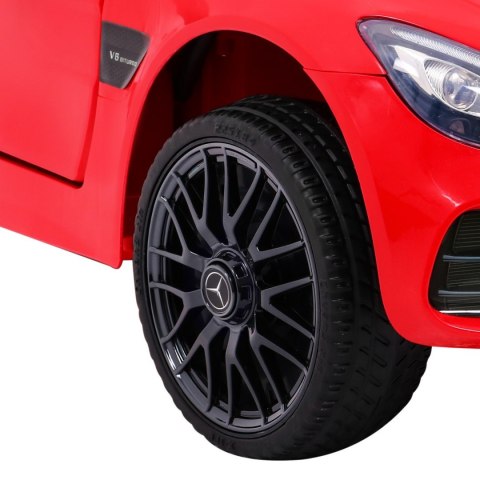 Auto Na Akumulator Mercedes Benz GT Czerwony + Pilot Wolny Start MP3 LED