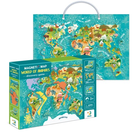 Mapa magnetyczna mapa swiata zwierzat 200267 Mapa magnetyczna mapa swiata zwierzat 200267