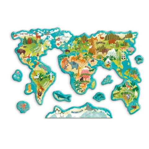 Mapa magnetyczna mapa swiata zwierzat 200267 Mapa magnetyczna mapa swiata zwierzat 200267