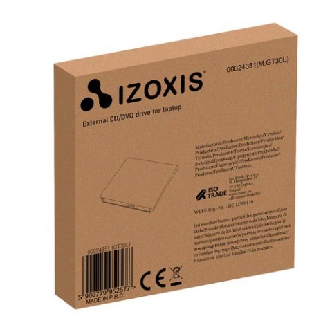 Napęd zewnętrzny + nagrywarka CD Izoxis 24351