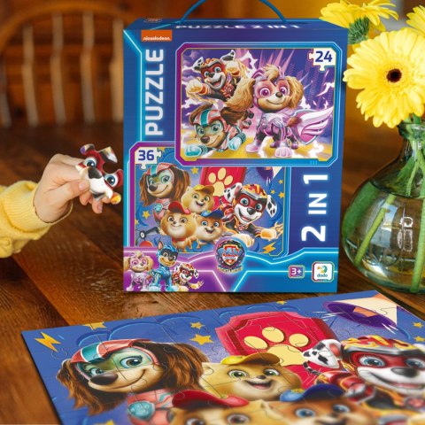 Puzzle 2w1 Paw Patrol Dbamy o bezpieczen. 200573