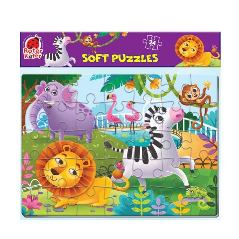 RK6040-02 Piankowe puzzle. Zwierzeta w zoo RK6040-02 Piankowe puzzle. Zwierzeta w zoo